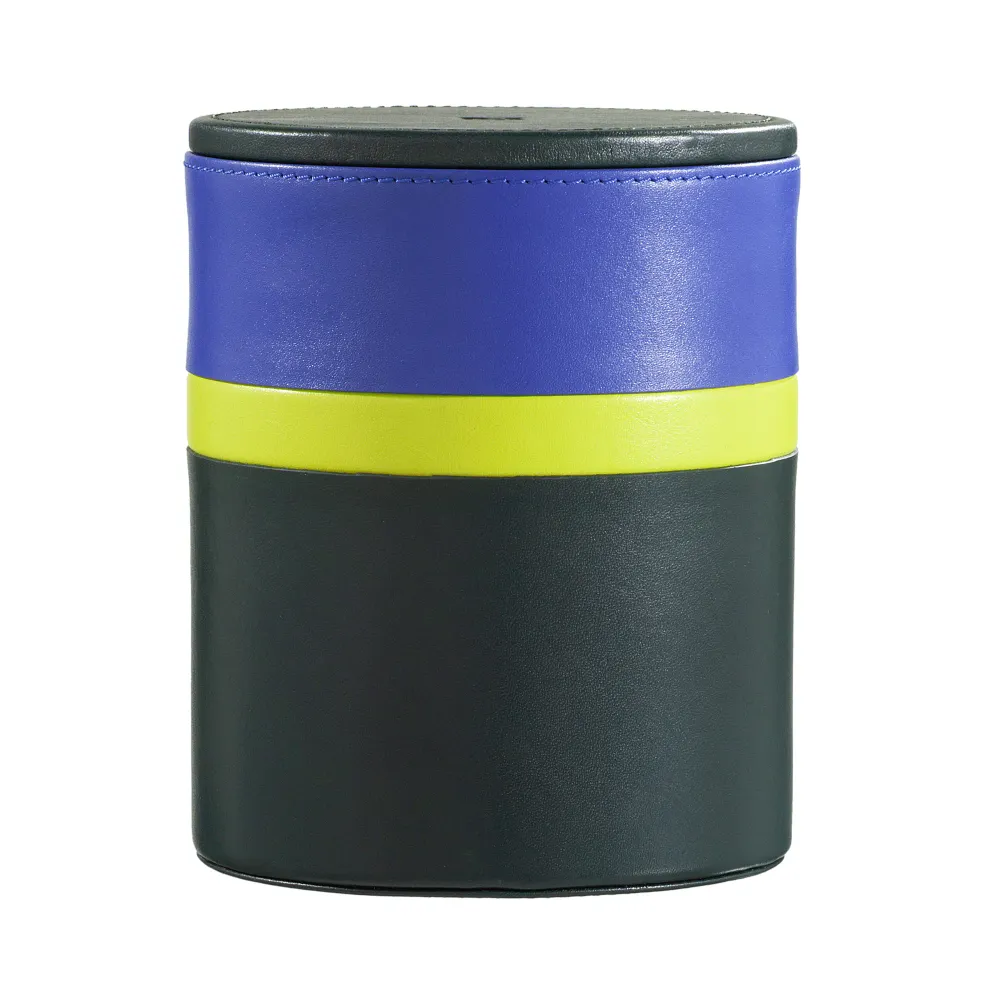 DUDU Design pot met deksel voor thuiskantoor 11x14cm, veelkleurige opbergbak, veelzijdige zakleger