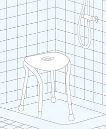 Let’s Shower - Compacte douchekruk die overal past mobio