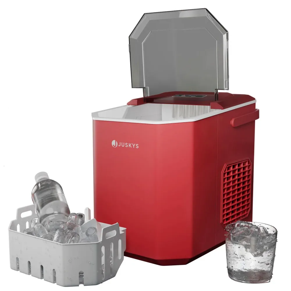 IJsblokjesmachine IceOracle - Rood Hosel