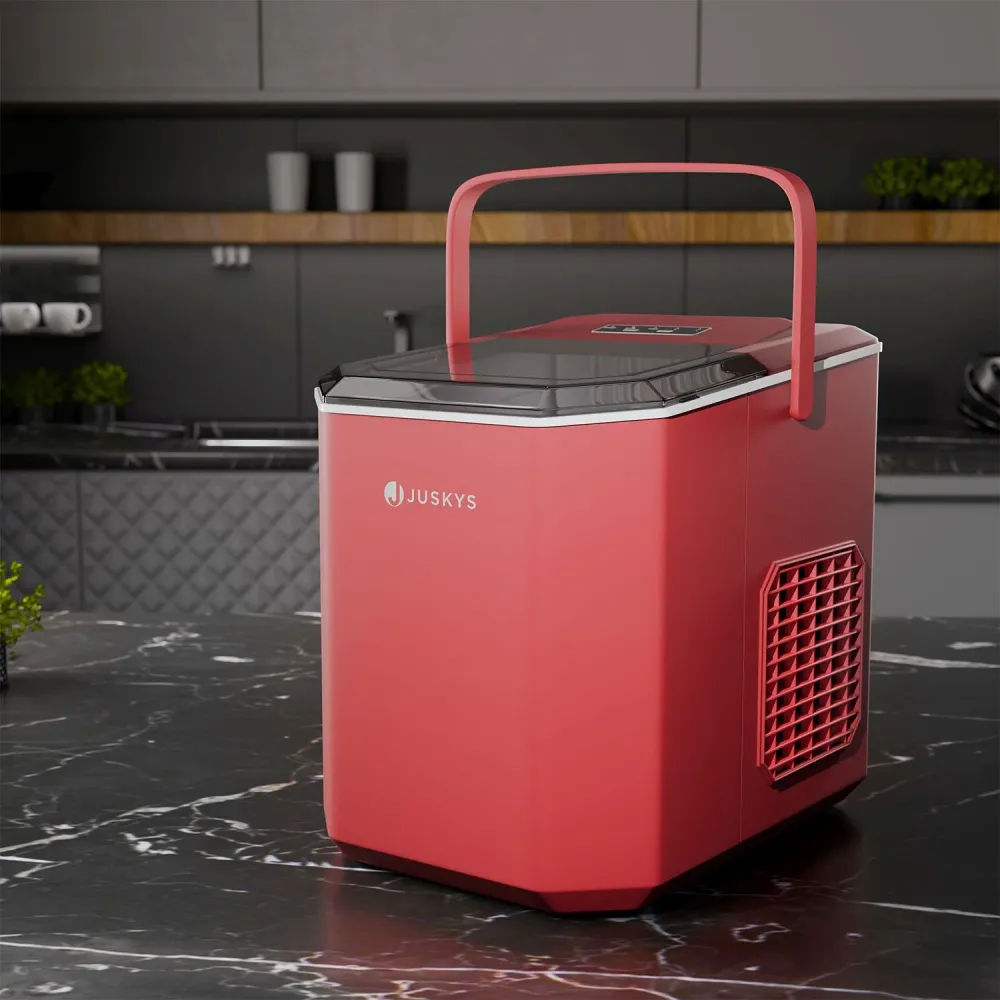 IJsblokjesmachine IceOracle - Rood Hosel