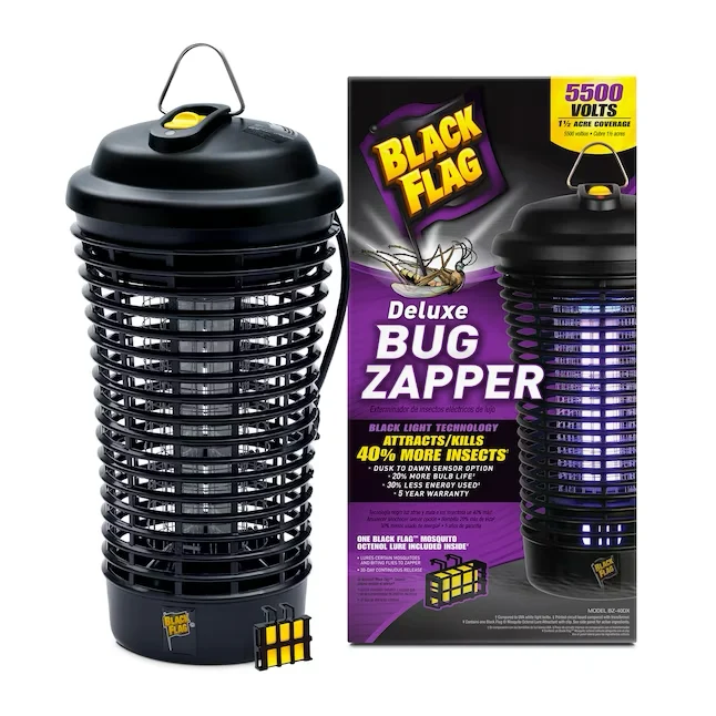 ZWART FLAG 40-Watt Bug Zapper Outdoor Insect Trap met Ophangsysteem