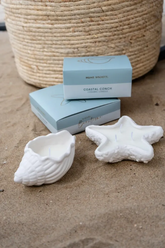 Kaars Coastal Shell & Star Ass 2