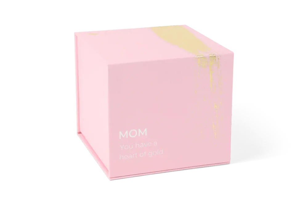 Candle XL - Mom heart gold O'Bliss