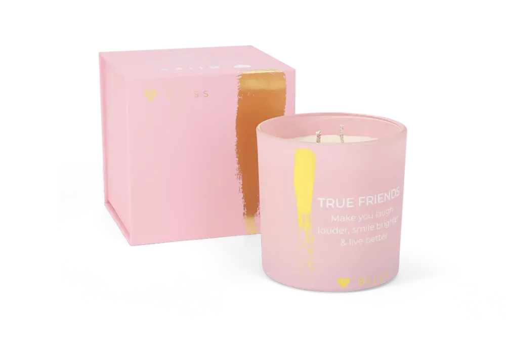 Candle XL - True friends O'Bliss