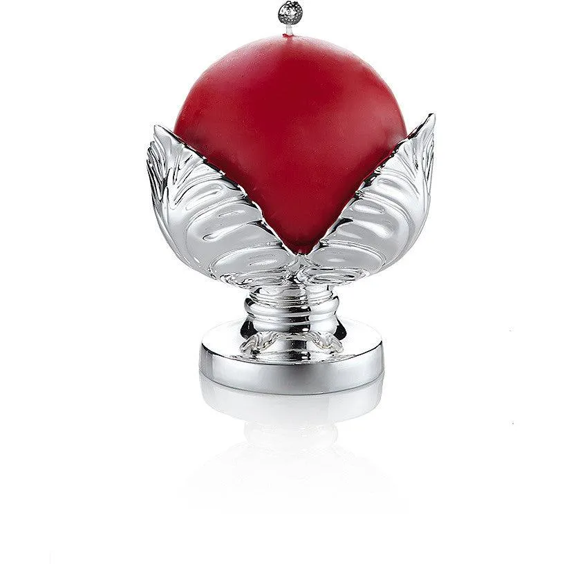 Ottaviani Pumo kaars 8cm hars zilver rode was 31469RP