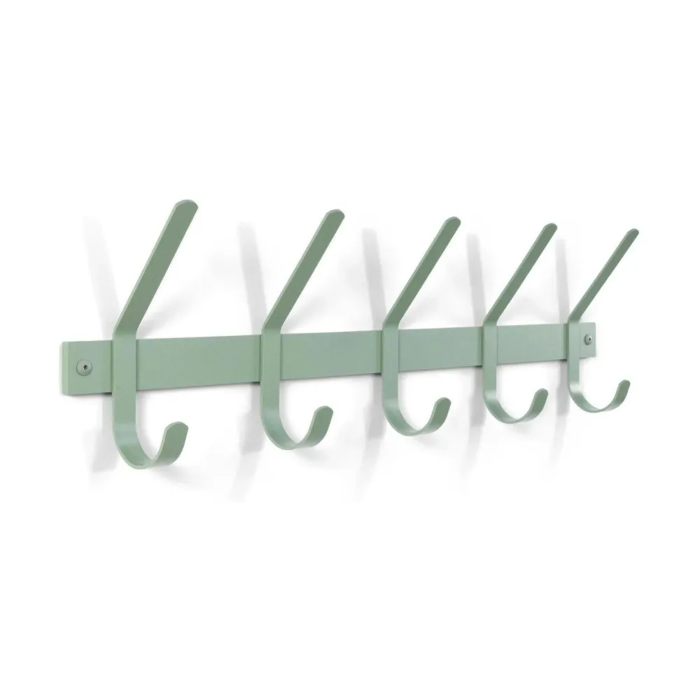 Spinder Design Dexter 5 wandkapstok Dusty Green