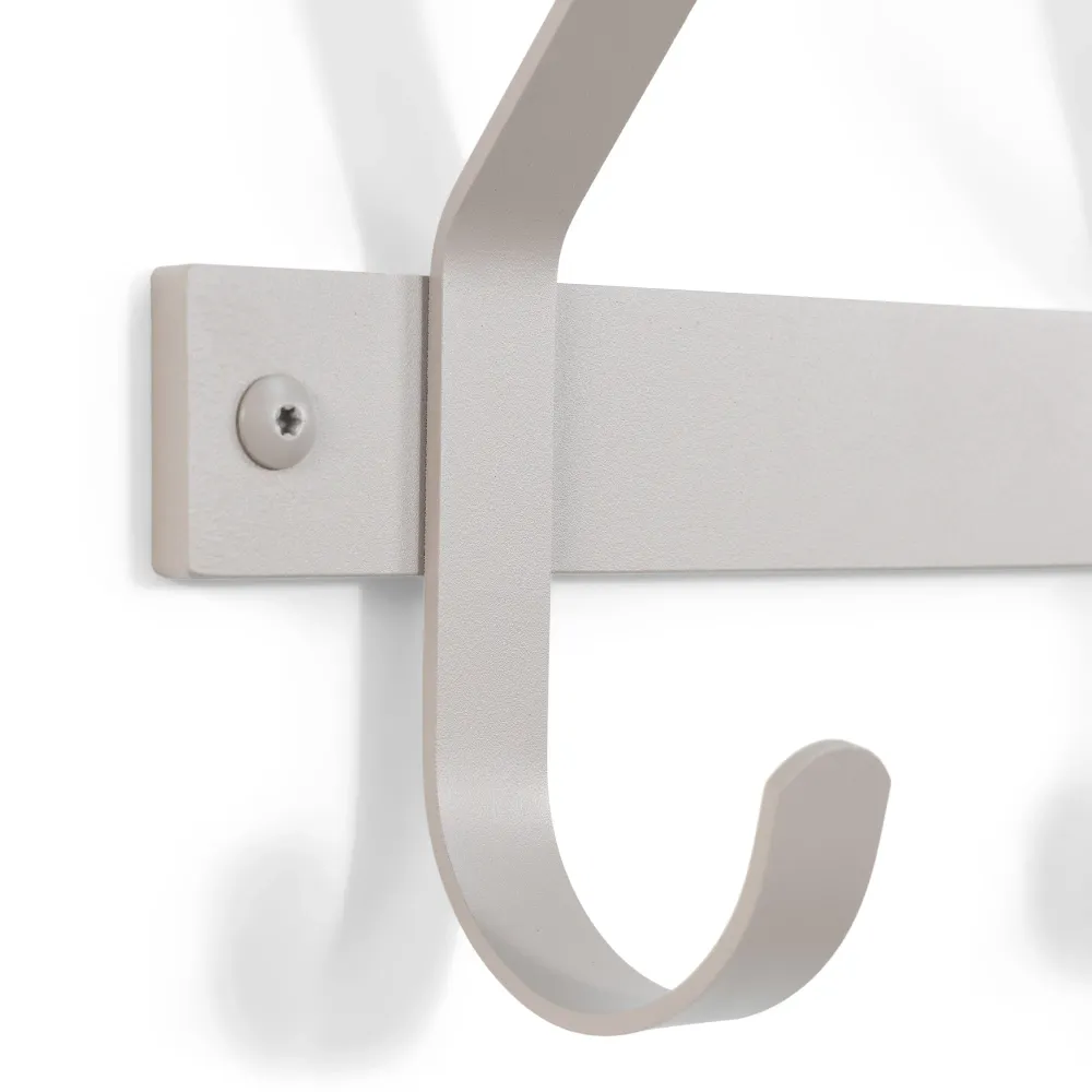 Spinder Design Dexter 5 wandkapstok taupe