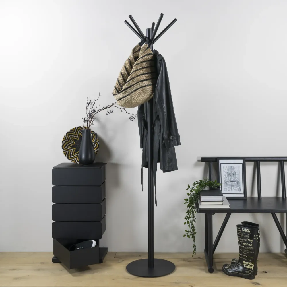 Spinder Design Kapstok Sticks - Zwart