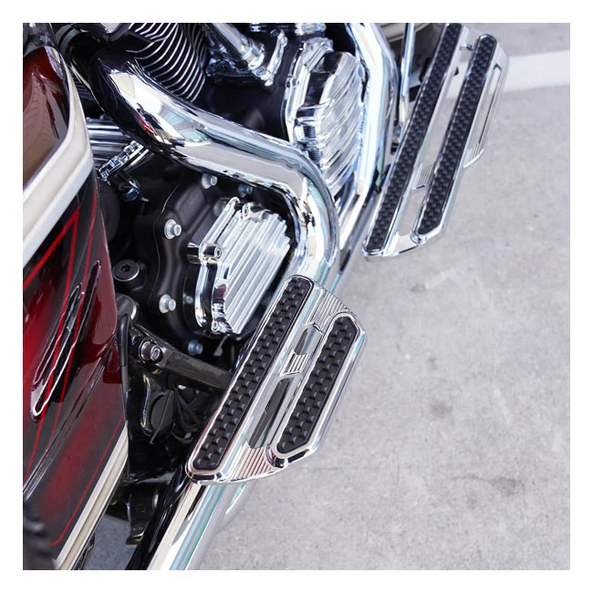 Arlen Ness, Tarima De Pasajero Method. Cromo Para Harley Davison