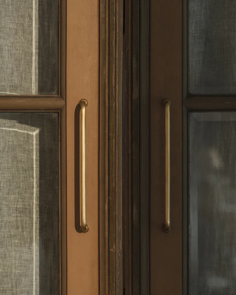 Sycamore Kastgreep medium - Antiek messing