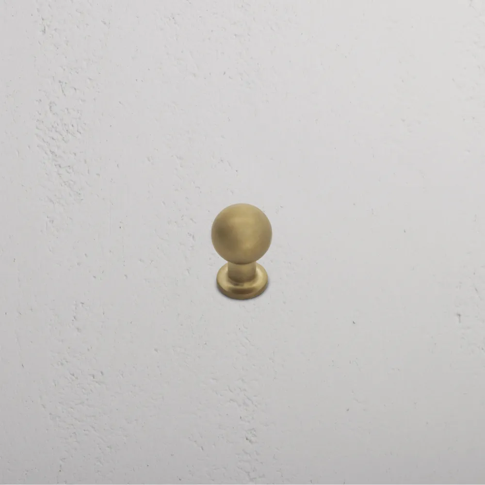 Bayswater Kastknop klein - Antiek messing