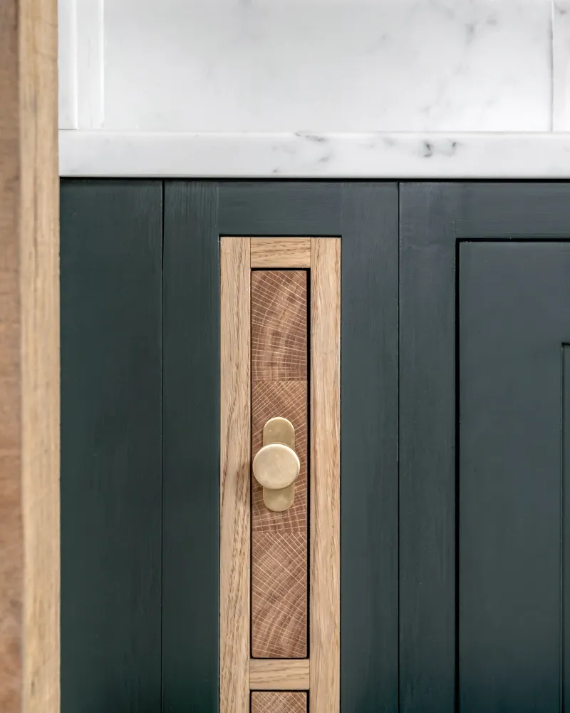 Kilburn Kastknop medium - Antiek messing