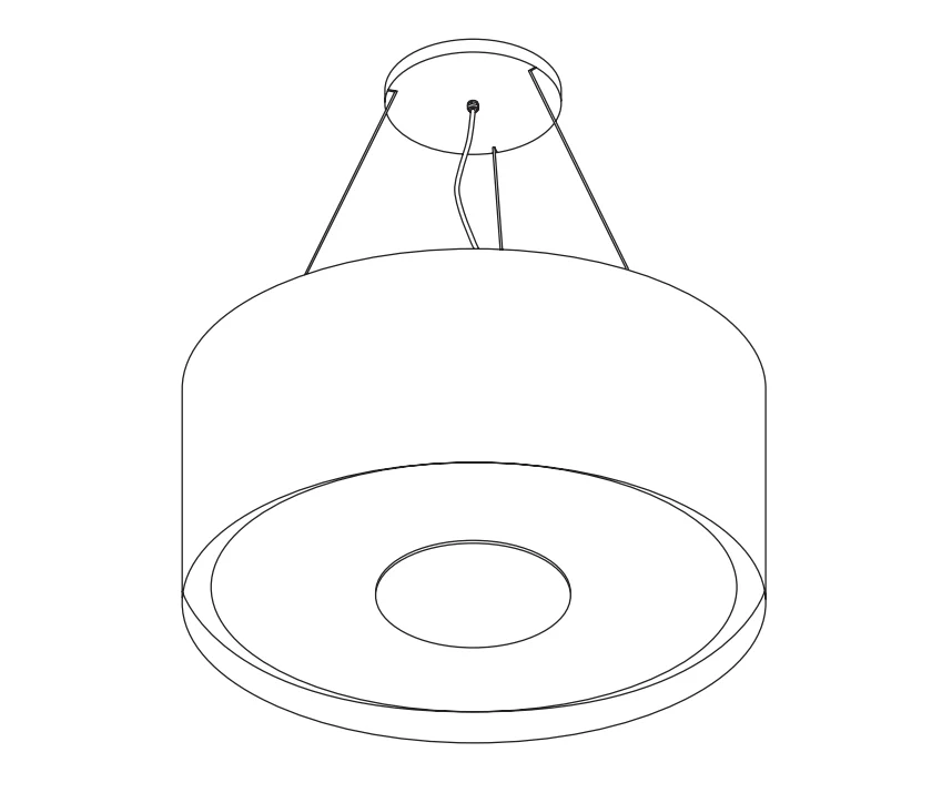 Wave 2620.101 CIRCO afzuiglamp 90cm - RVS - vaste interne motor - LEDDISC