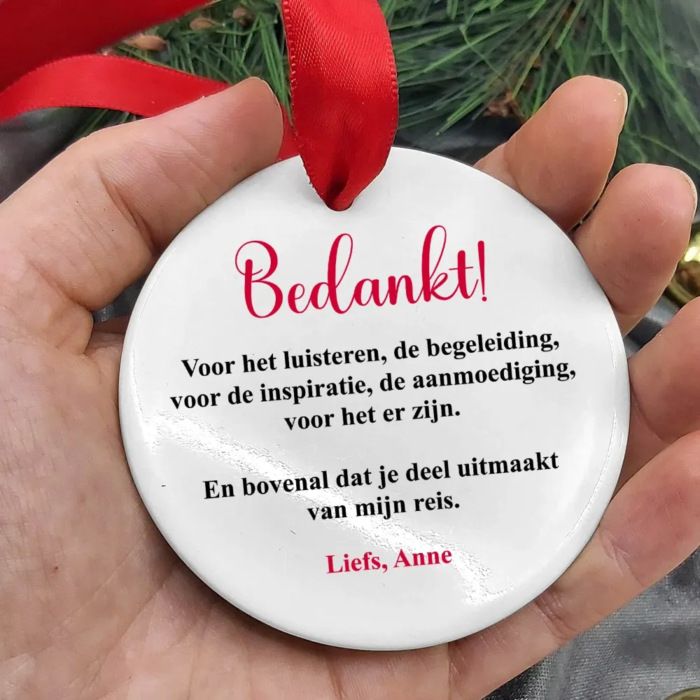 Deel van mijn reis - Afscheidsadeau van Keramiek