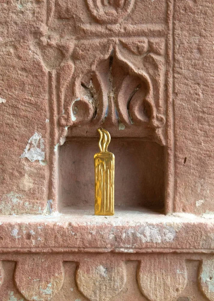 Kaars ornament DE WELDAAD