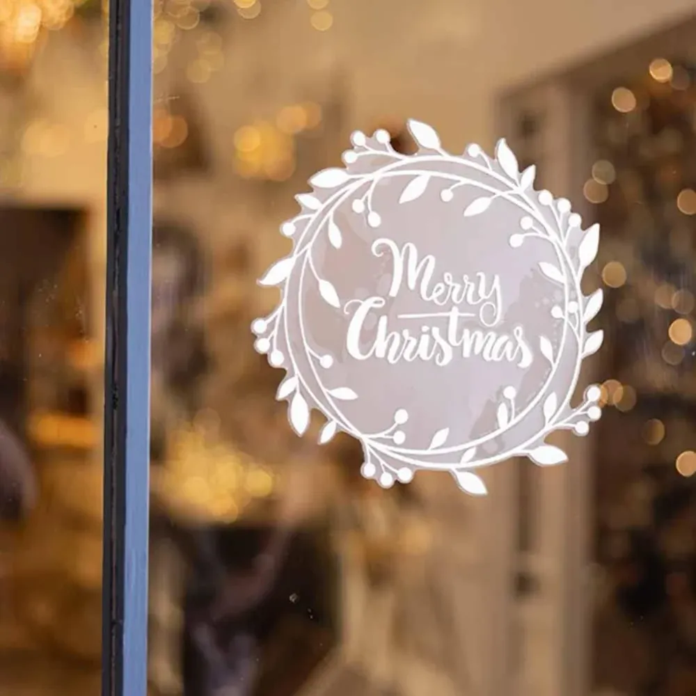 "Merry Christmas" raamsticker