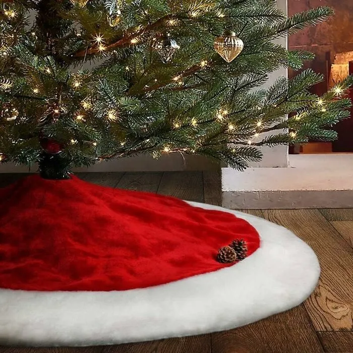 Rood-witte "Merry Christmas" boomrok