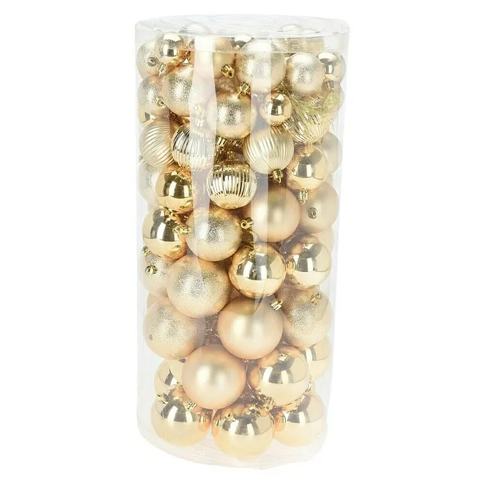 Kerstballen - Goud, Polystyreen, 100 st.