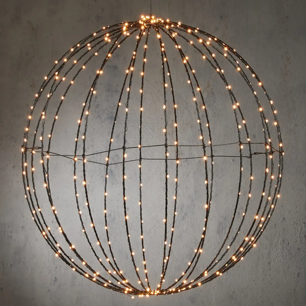 Ball Warm White 400Led 60Cm Giftsome