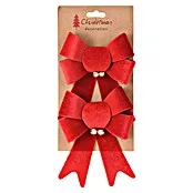 Decoratieve strik - Rood, 2 st.