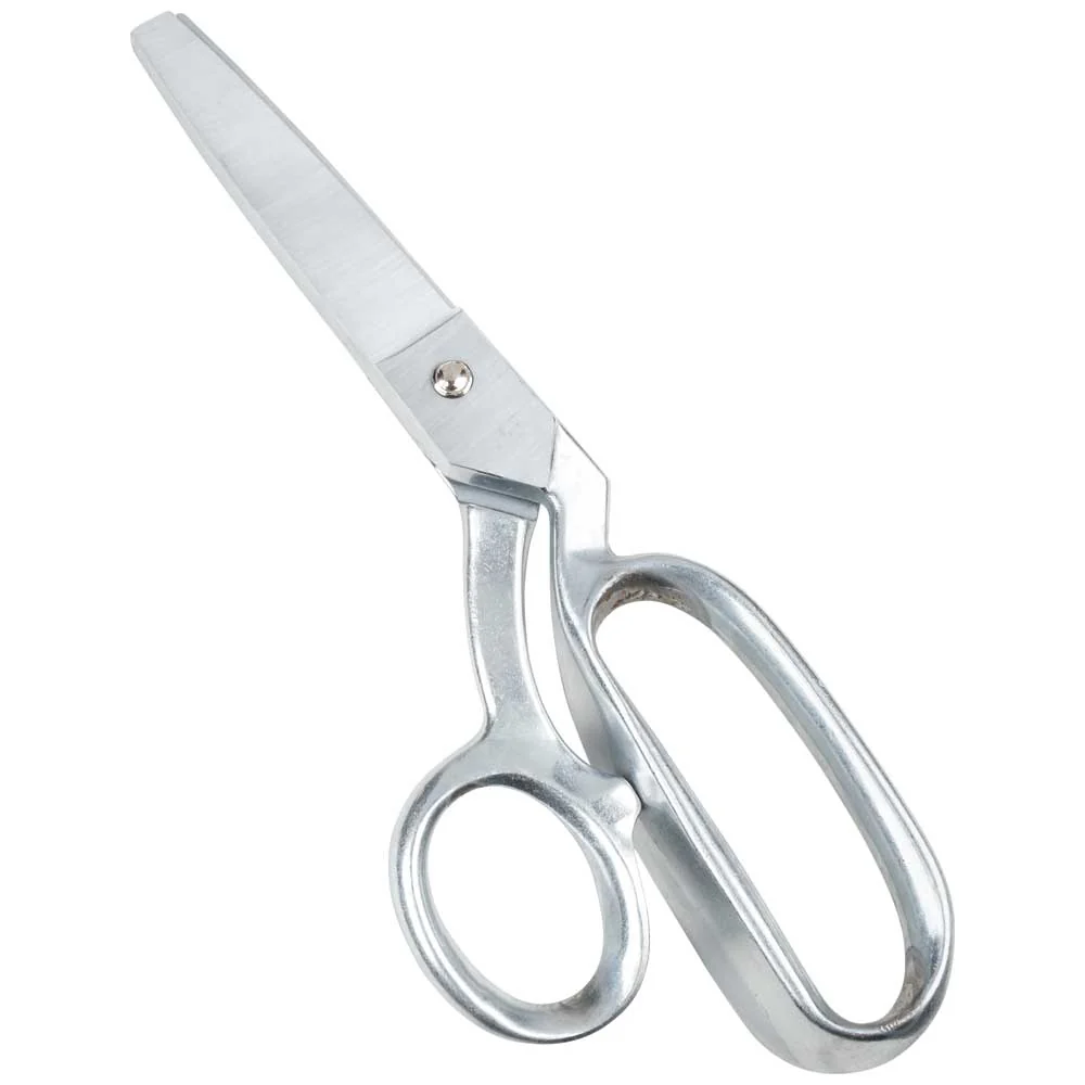 BESCHEIDEN TOOLS 10" Serrated Extra Blunt Bent Trimmer w/ Large Ring