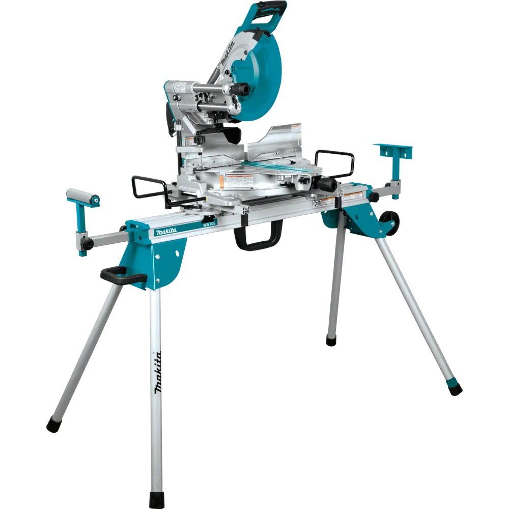 MAKITA 12" Dual‑Bevel Sliding Compound Miter Saw w/ Laser & Stand