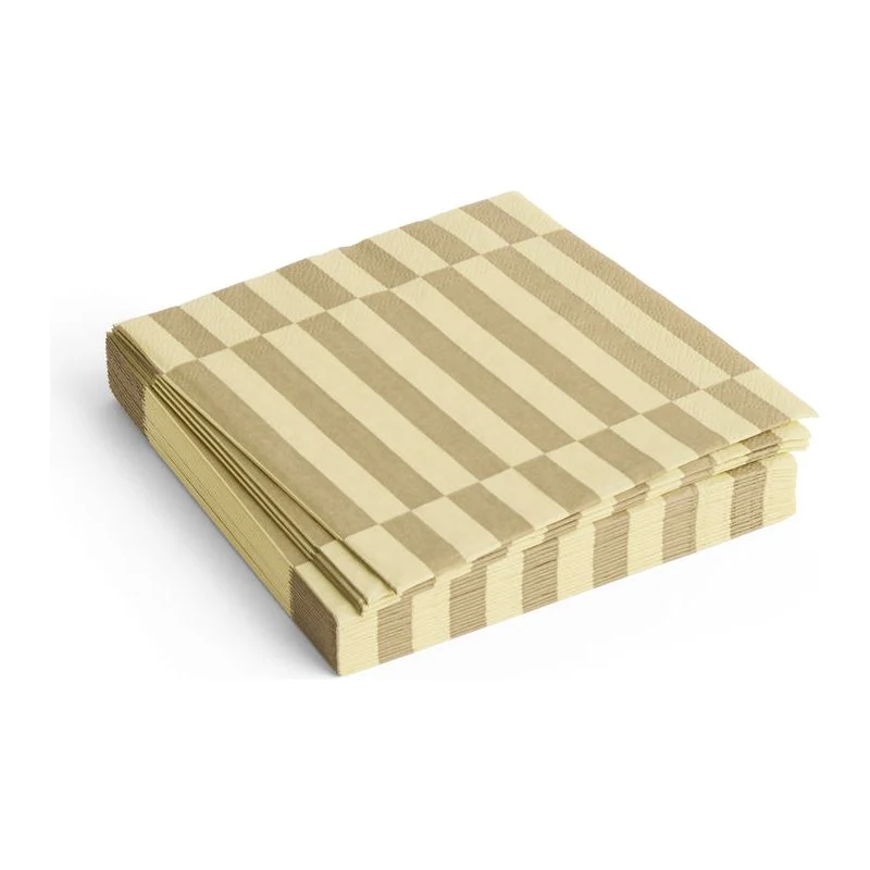 Servetten Pattern | cream/sand | set van 20 | HAY