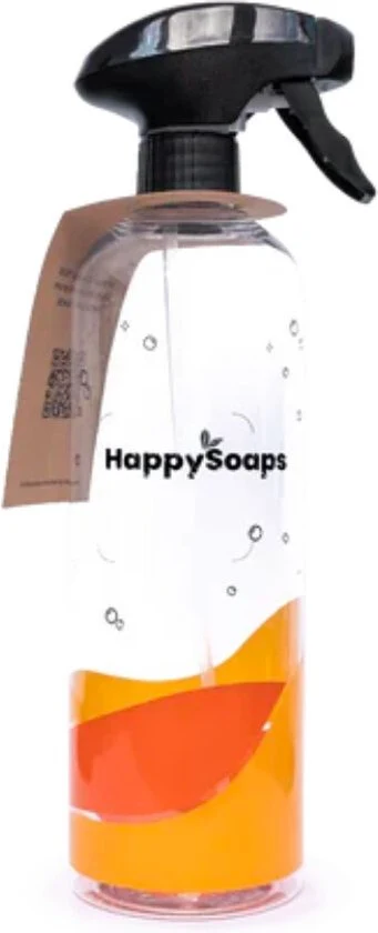 Herbruikbare schoonmaakfles Happy Soaps