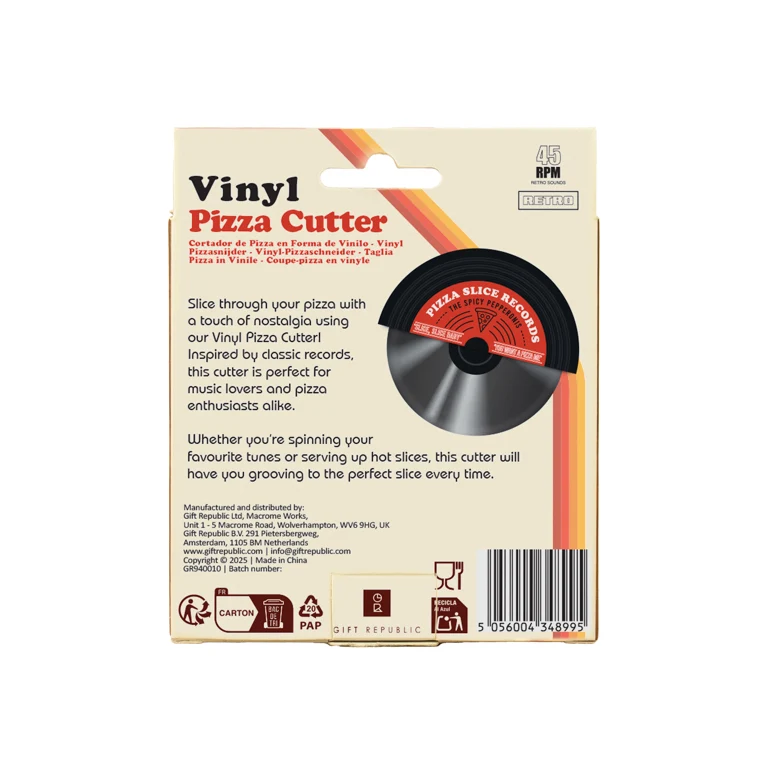 Gift Republic Pizzasnijder Vinyl