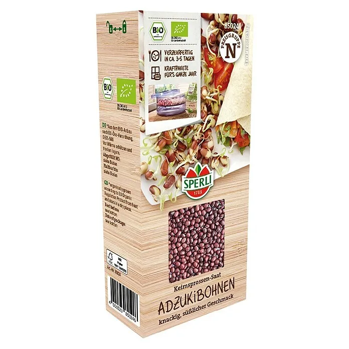 Sperli Zaaigoed Kiemgroente - Vigna angularis met Geïntegreerde Timer