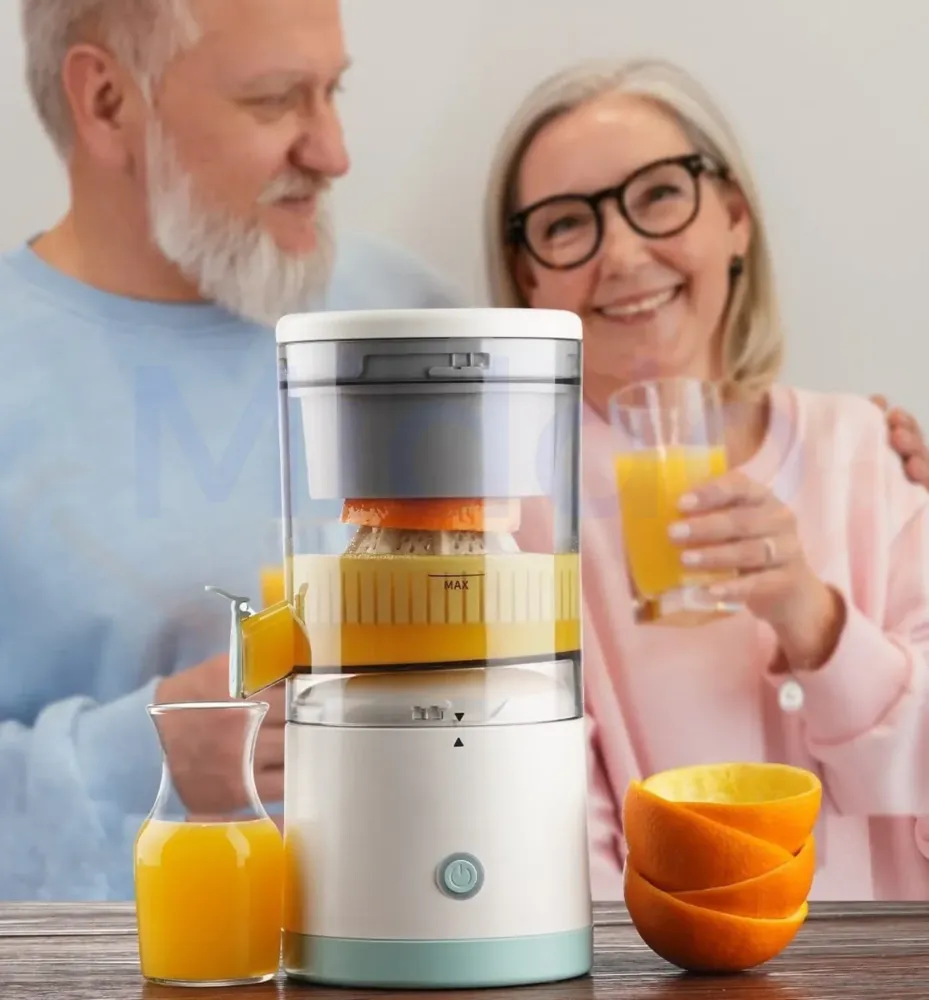 Elektrische citruspers | Snel vers sap | Met container Glowblend