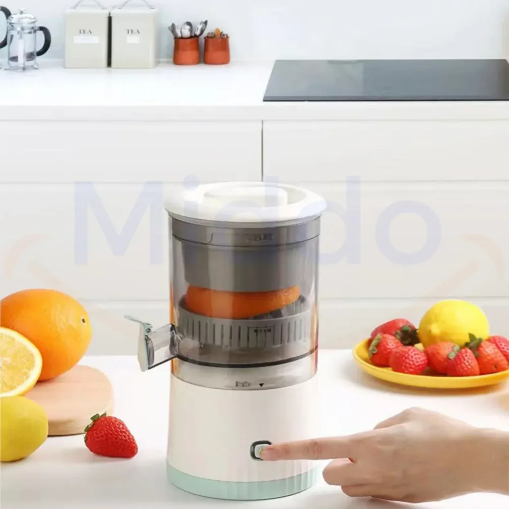 Elektrische citruspers | Snel vers sap | Met container Glowblend