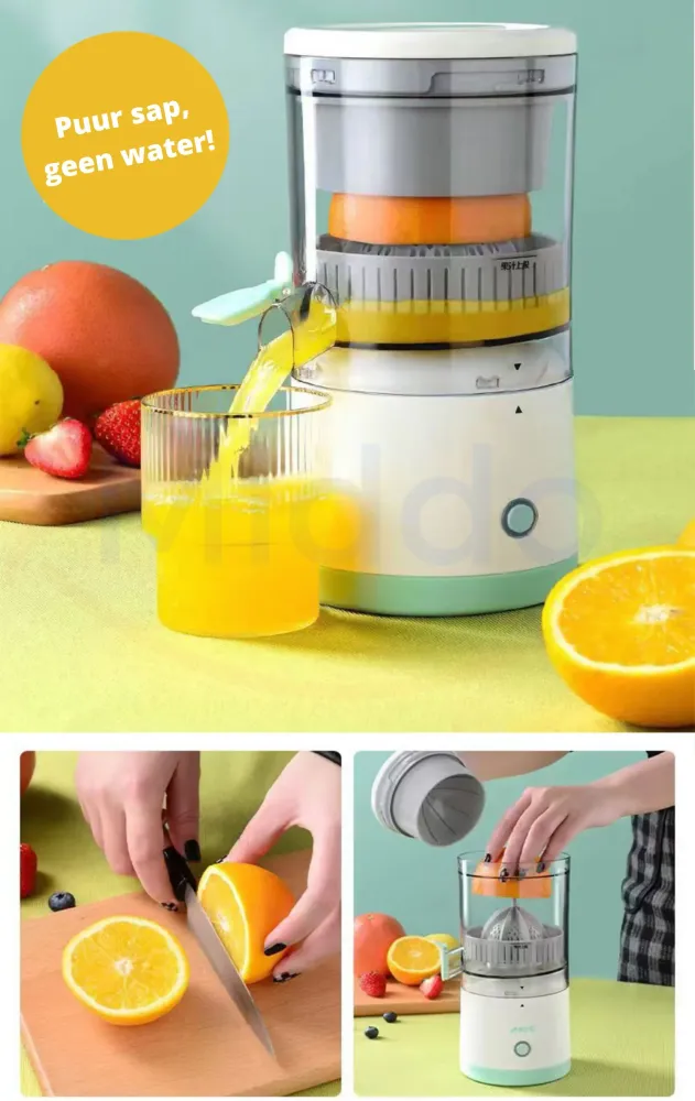 Elektrische citruspers | Snel vers sap | Met container Glowblend