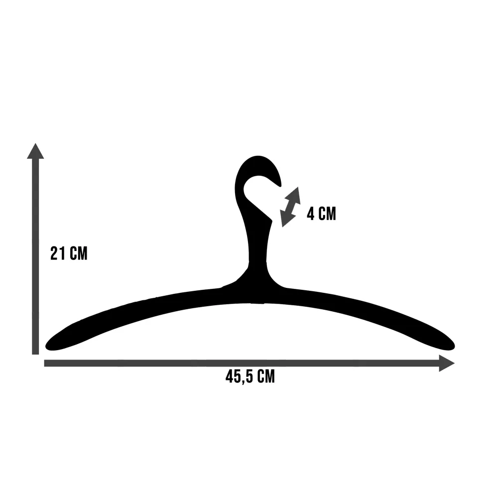 Spinder Design kledinghangers (set van 5) Arx - Wit