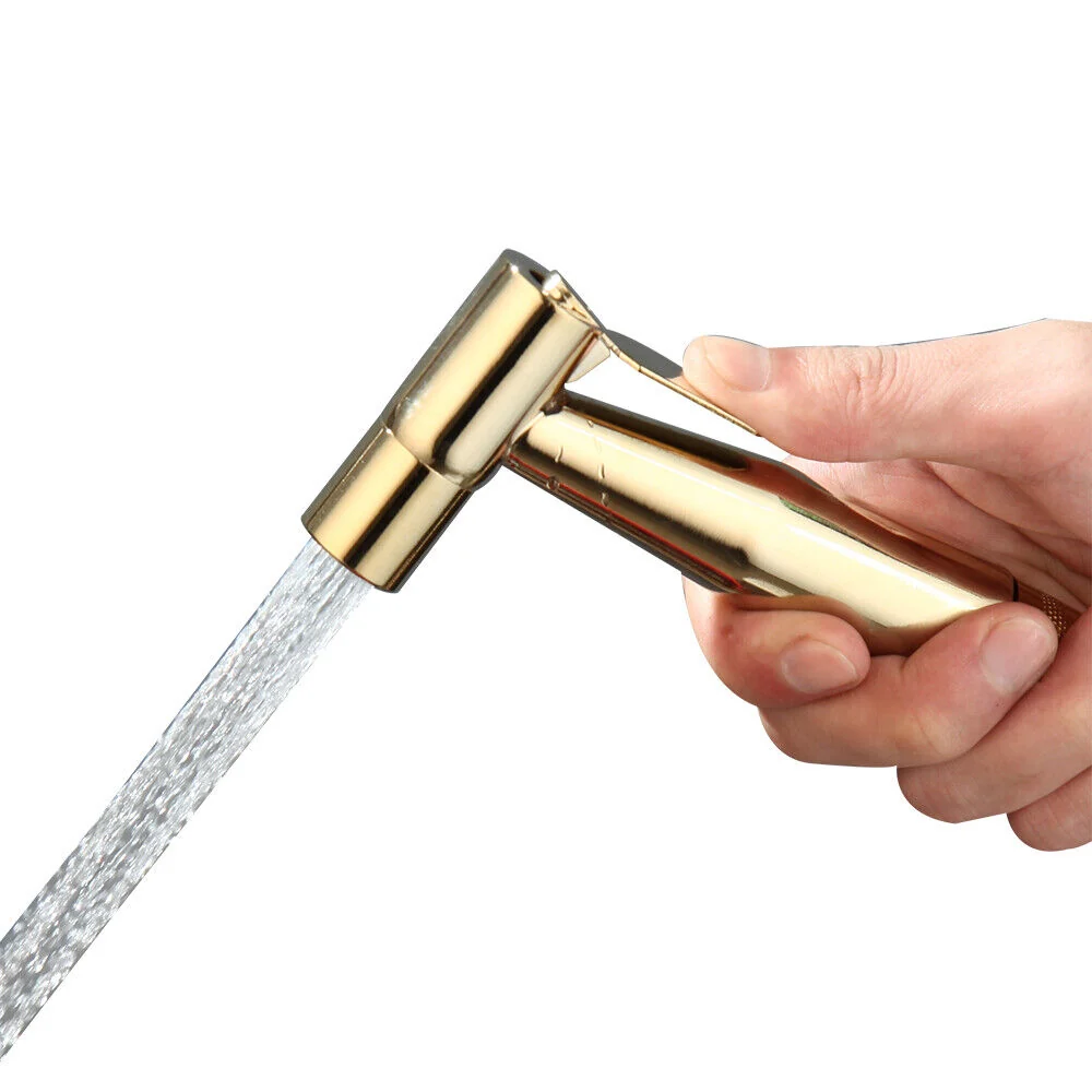 Bidetsproeier goudkleurig koud