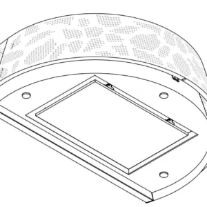Wave 1687.100 CLOUD wandafzuigkap 90 cm - RVS - interne motor recirculatie - LED