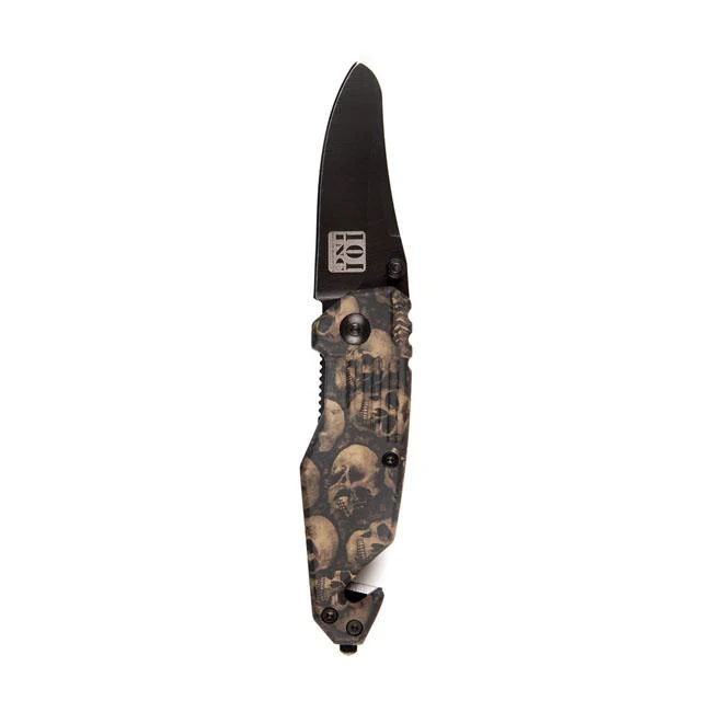 Mes Schedel & Clip Klein Zwart Bruin