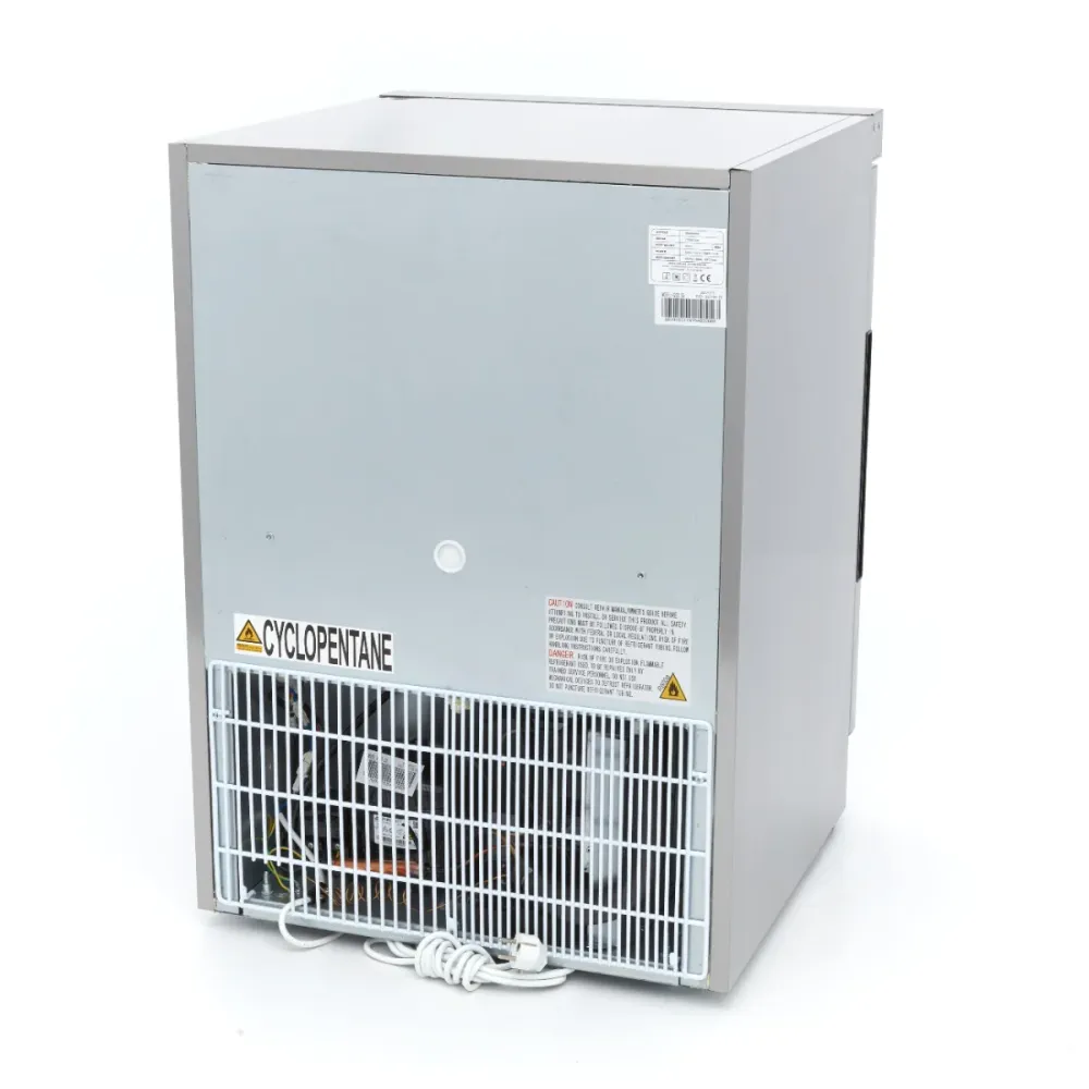Koelkast - 200 L - 3 Verstelbare Roosters - Rvs - MAXIMA