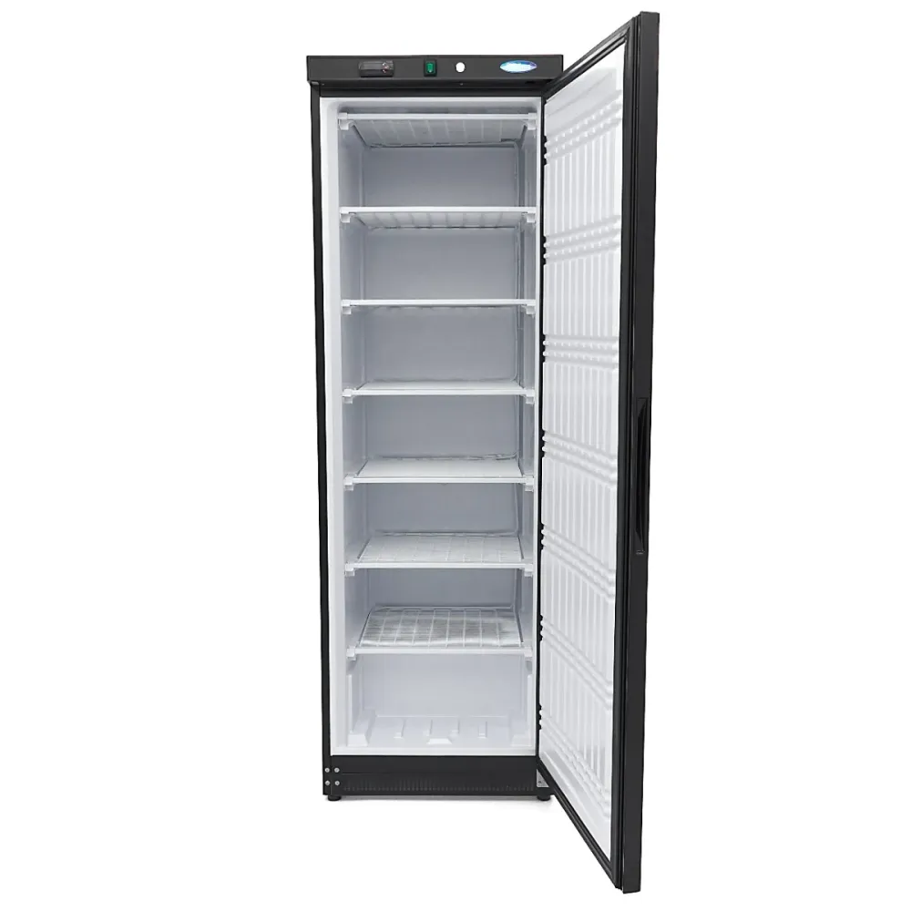 Vrieskast - 400 L - 6 Vaste Roosters - Zwart - MAXIMA