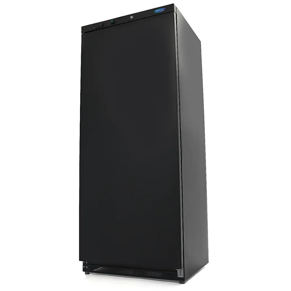 Vrieskast - 600 L - 6 Vaste Roosters - Zwart - MAXIMA