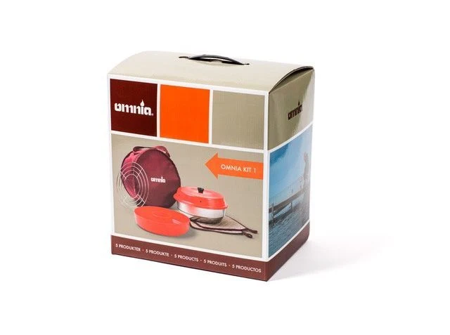 Omnia Kit 1 Oven 5-Delige Set - Rood