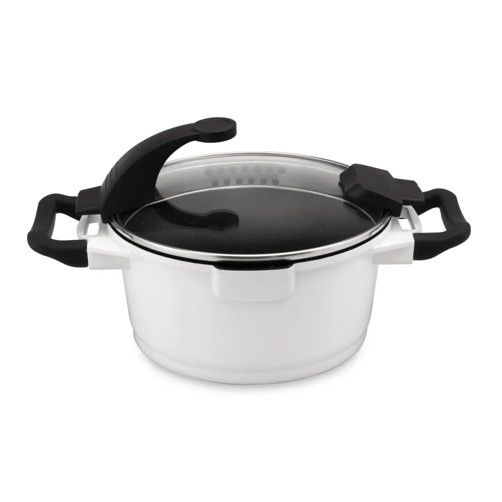 Essentials Kookpot Met Deksel Wit 16 Cm