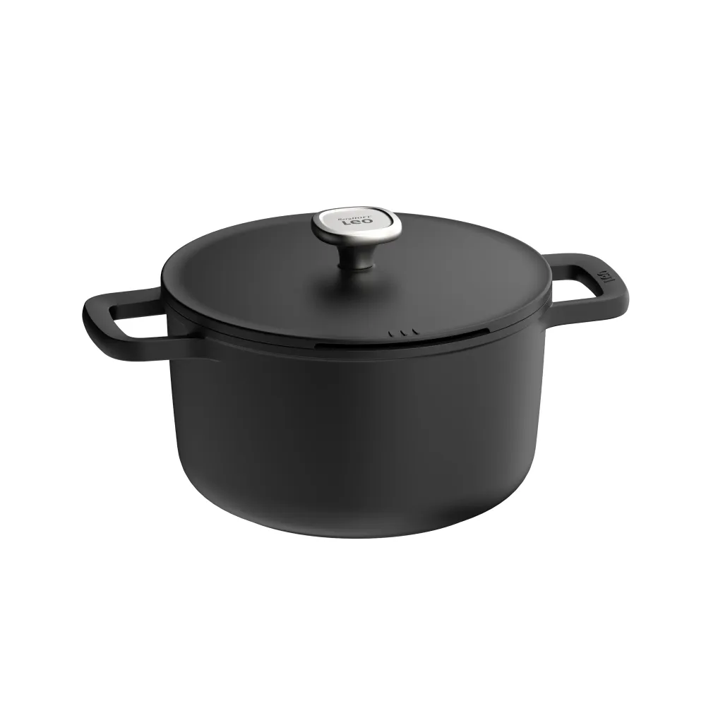 LEO Kookpot antikleef met deksel Phantom - Ø 24x14cm