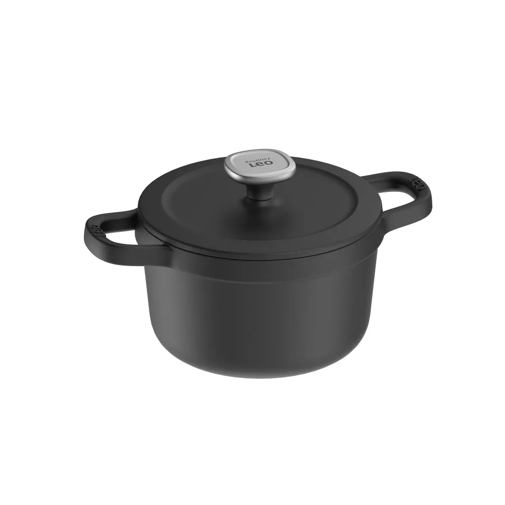 LEO Kookpot met deksel Graphite Cast iron - Ø 20cm