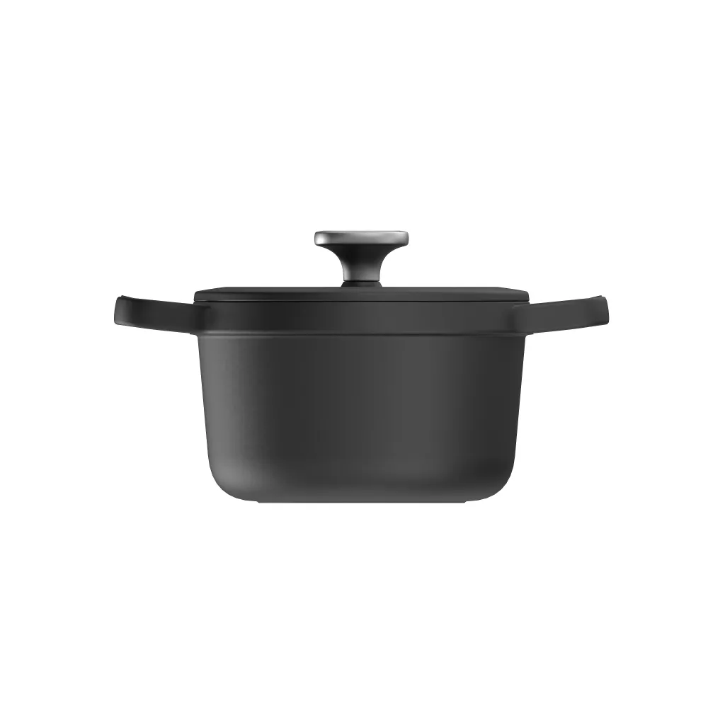 LEO Kookpot met deksel Graphite Cast iron - Ø 20cm