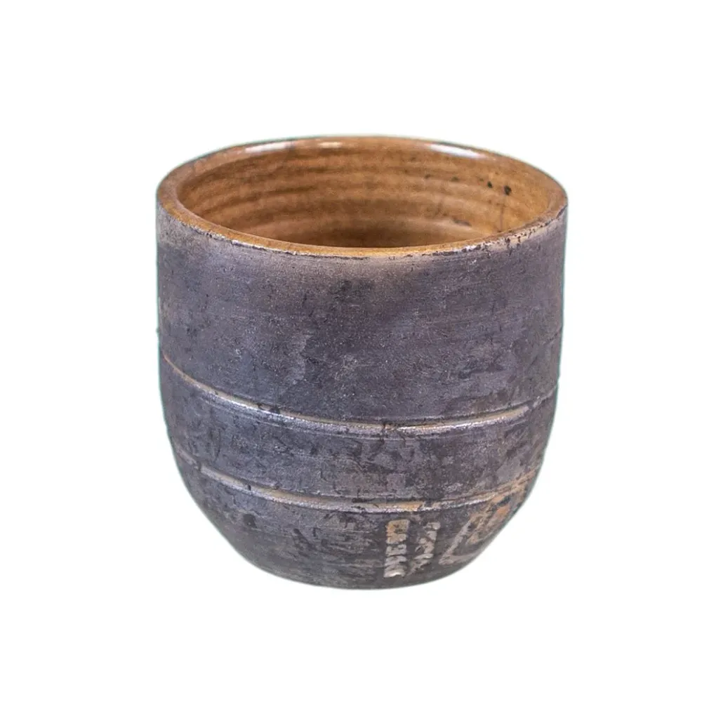 'Lønstrupkoppen' raku 6 cm honing Dorte Visby