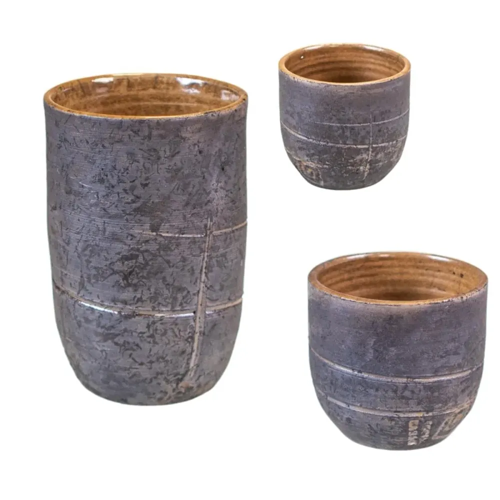 'Lønstrupkoppen' raku 11 cm honing Dorte Visby