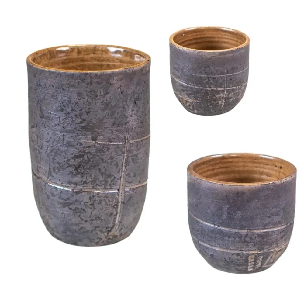 'Lønstrupkoppen' raku 8 cm honing Dorte Visby