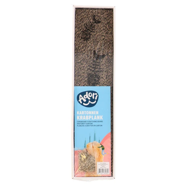 Karton kattenkrabplank 48x12x5 cm Adori