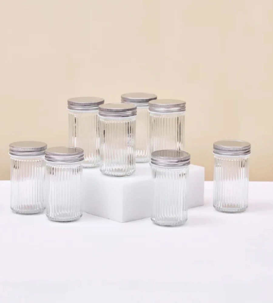Kruidenpotjes RIPPLE - set van 4 stuks
